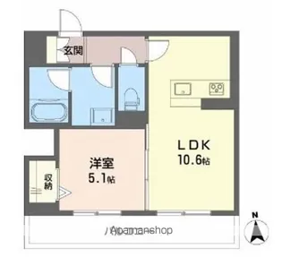 ベレオ雅【3階】の間取り