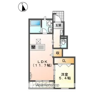 CEDAR RB【1階】の間取り