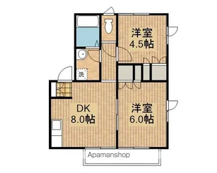 グランディールM C【101号室】の間取り
