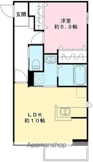 グレイスコート【207号室号室】の間取り