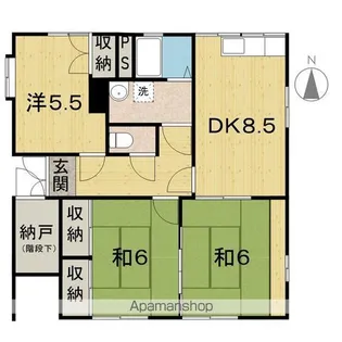 ハイツリトルクレーンⅡ【101号室】の間取り