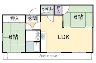 コープYK【2階】の間取り