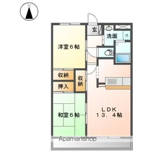 セレブ・パレス【302号室】の間取り