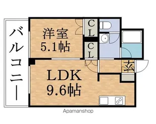 ラフィネタワー札幌南3条【24階】の間取り