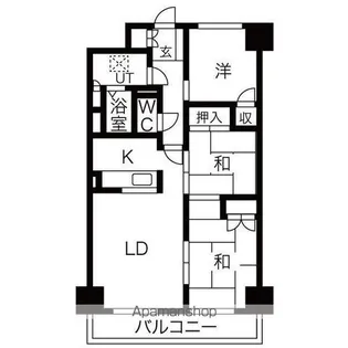 オークコート141【7階】の間取り