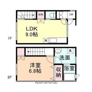 ガーデンヒル上冨居Ⅱ【1階】の間取り