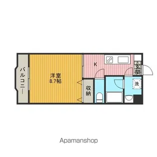 エバーグリーン【1階】の間取り