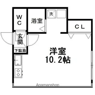 リバティみわポート【3階】の間取り