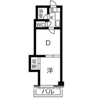 フロンティア2911【4階】の間取り