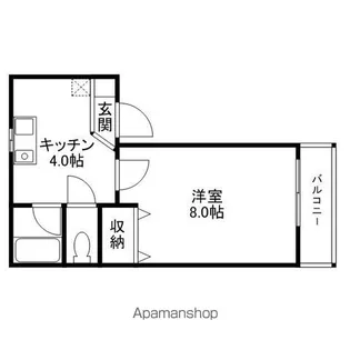 ステージハウスパンセ【202号室】の間取り