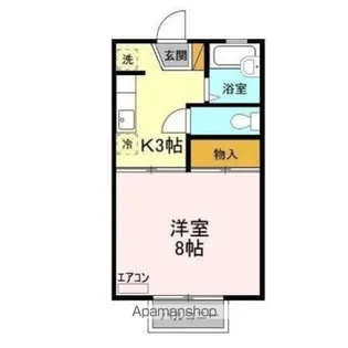 ライトハウス Ⅲ【1105号室】の間取り