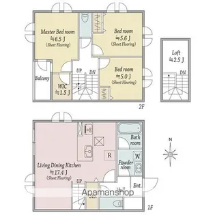WINDSOR COURT【1階】の間取り