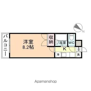 ポルタ五福 A棟【305号室】の間取り