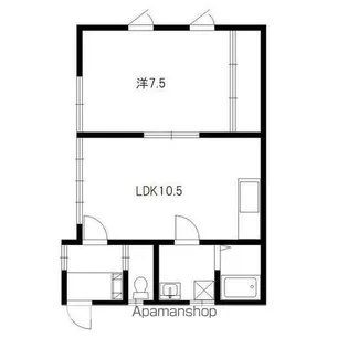 タウンハウスアルファ【2階】の間取り