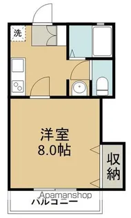 アスコット保春院【1階】の間取り