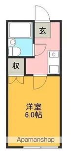 サンシャインプラザ【201号室】の間取り