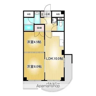 メゾン・エトワール【10階】の間取り