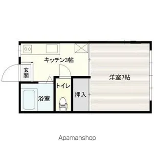 八木山和光荘【205号室】の間取り
