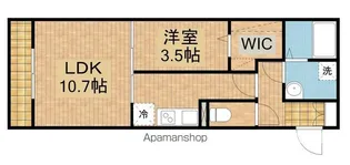 BLANC AILE【1階】の間取り