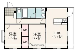 LUXE駒形(ラグゼコマガタ)【403号室】の間取り
