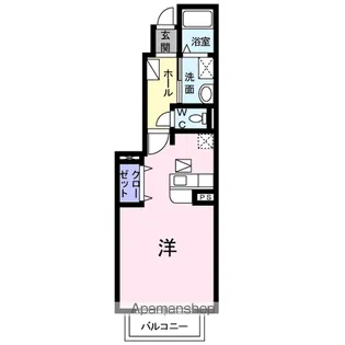 アムール一本木Ⅰ【1階】の間取り