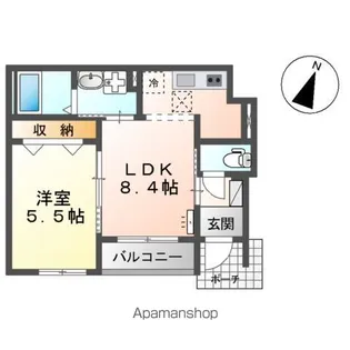 アリエッタ【1階】の間取り