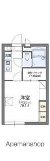 レオパレスパストラーレ【2階】の間取り