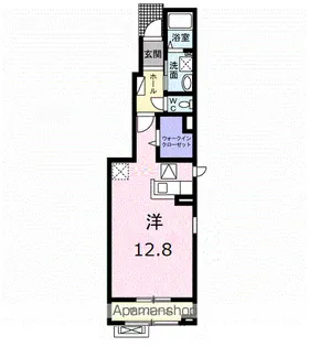メゾン・ド・ペトラ【1階】の間取り