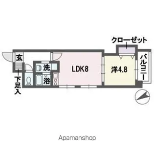 グラヴィス平尾【4階】の間取り