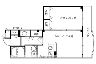 ル・ソレイユ桂川【301号室】の間取り