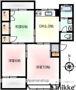 アーバンハイツ1号【3階】の間取り