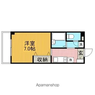 メゾン北里2000【3階】の間取り