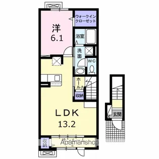 ココル【2階】の間取り