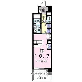ケイマイティ【2階】の間取り