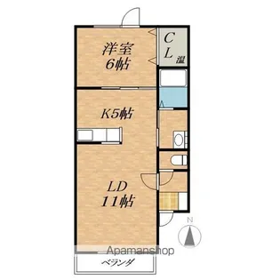 ESPOIR2008【2階】の間取り
