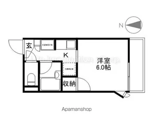 サラデグラシア【201号室】の間取り