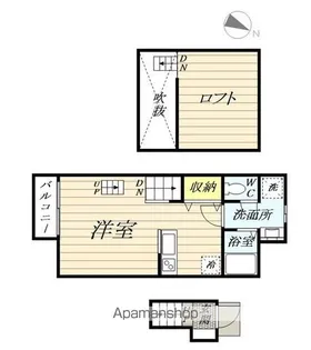 プレズント福生Ⅱ【206号室】の間取り