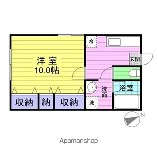 ドリームげばA【1号室】の間取り
