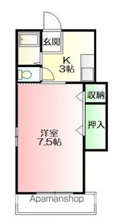 アマノカネタ【2階】の間取り