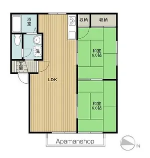 ハイヴィレッジ【2階】の間取り