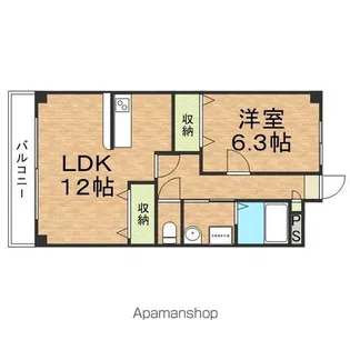ミラベルⅡ【2階】の間取り