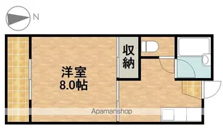 ドミールヨシダ【2階】の間取り