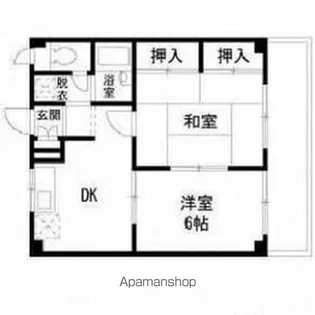 エステートピアエース【1階】の間取り
