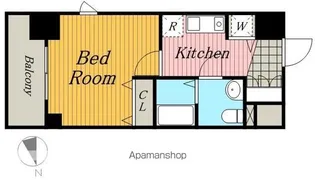 カスタリア三ノ輪【14階】の間取り