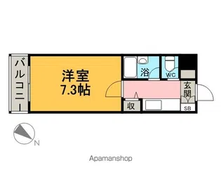 リファレンス東公園II【6階】の間取り