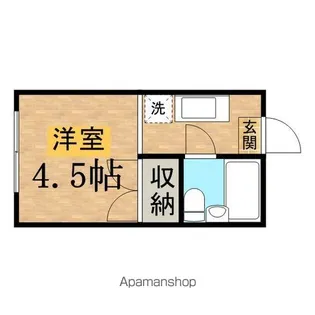 日宝1号館【201号室】の間取り