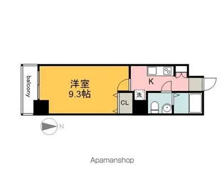 デルタ幟町(旧 サムティ幟町)【6階】の間取り