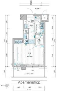 メインステージ錦糸町Ⅵエグザ【8階】の間取り