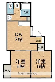 百瀬ハイツ【103号室】の間取り