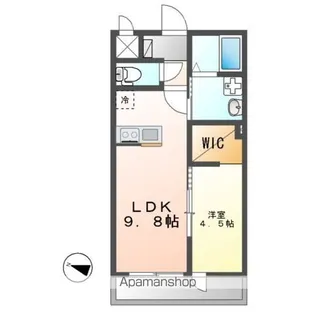 キルシュ・ブリューテA【2階】の間取り